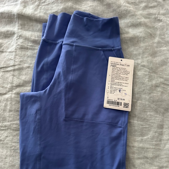 Lululemon Aligh HR Jogger size 2 **RARE color Periwinkle ***NWT - Picture 6 of 6